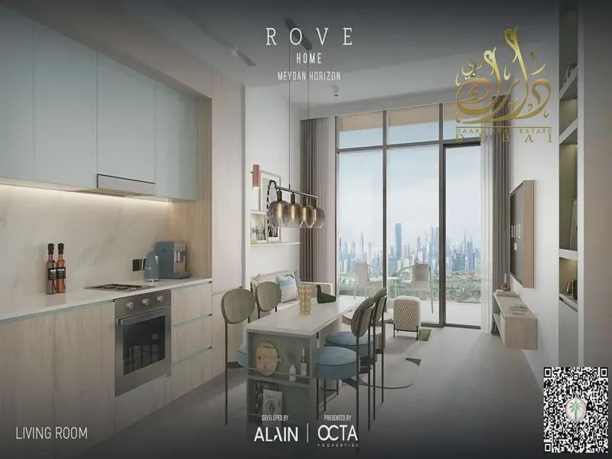 FULLY FURNISHED 1 BED ON LAGOON VIEW l BEST PRICE IN MEYDAN HORIZON l FLEXIBLE-0-landscape