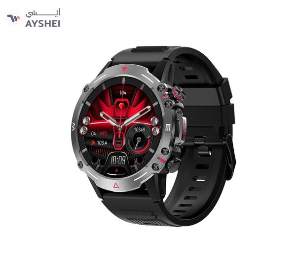 ARMFIT Hulk Smartwatch For Men, AMOLED Always On Display Bluetooth Calling Waterproof Fitness Watches Compatible With Android iOS Black