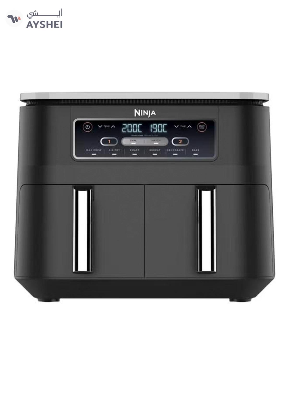 Ninja Dual Zone Healthy Fryer 7.6 L 2470 W AF300ME/AF300EU Black-0-0