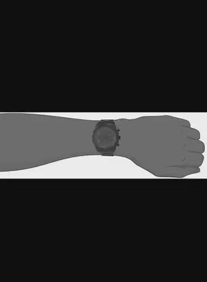 Fossil Men's Bronson Chronograph Watch FS5712 - 50 mm - Black