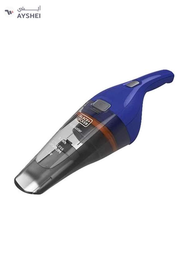 BLACK+DECKER Cordless Dustbuster With Lithium Ion Battery 3.6V NVC115WA-B5 Blue/Grey