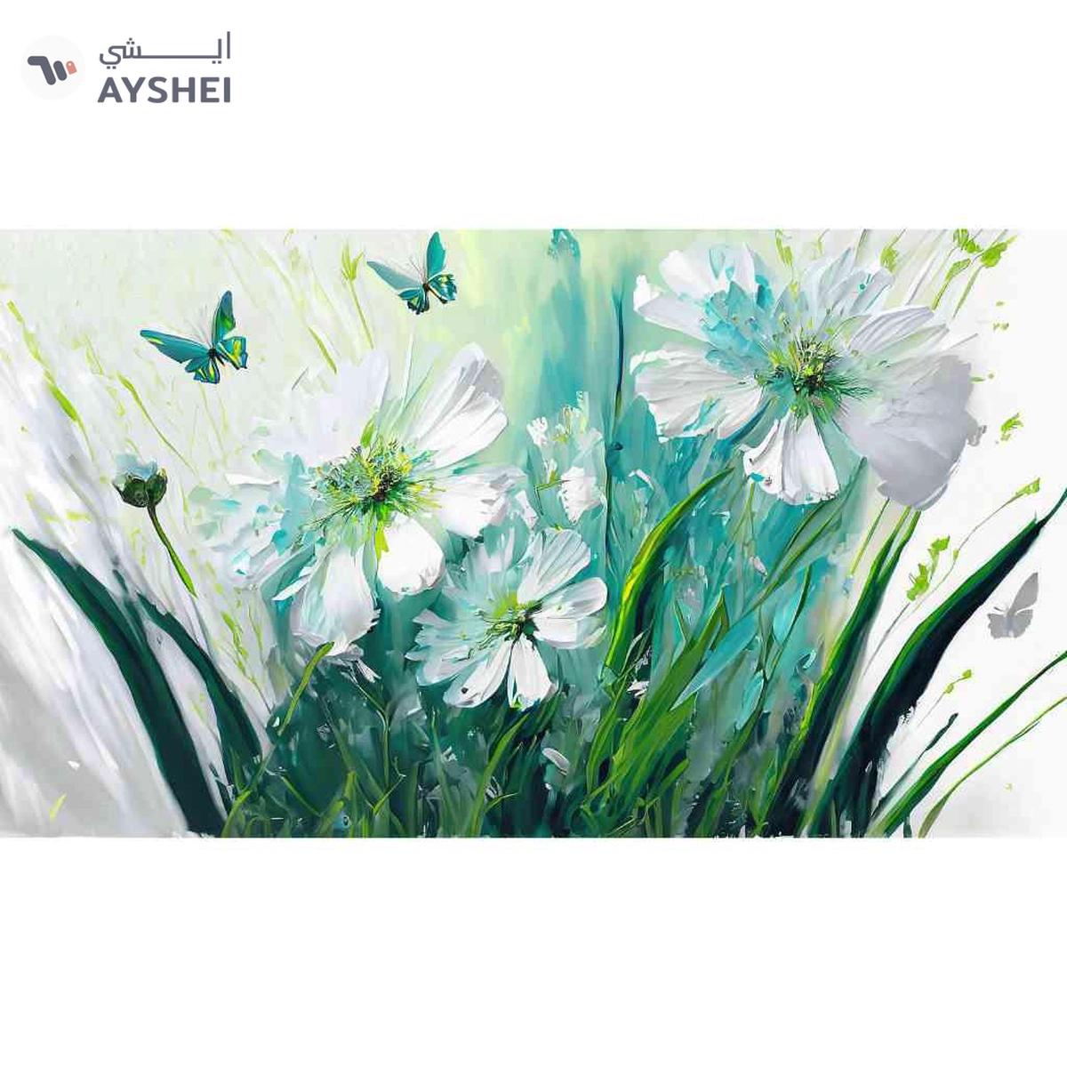 Blossoms in Turquoise-4-4