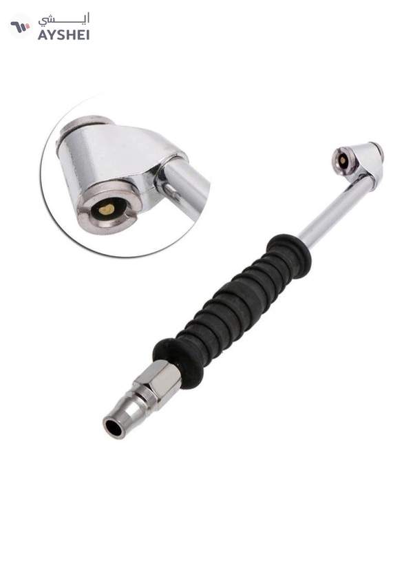 ABBASALI ATH 250mm Portable Automotive Car Straight Shank Dual Head Tyre(TIRE) Air Chuck Inflator