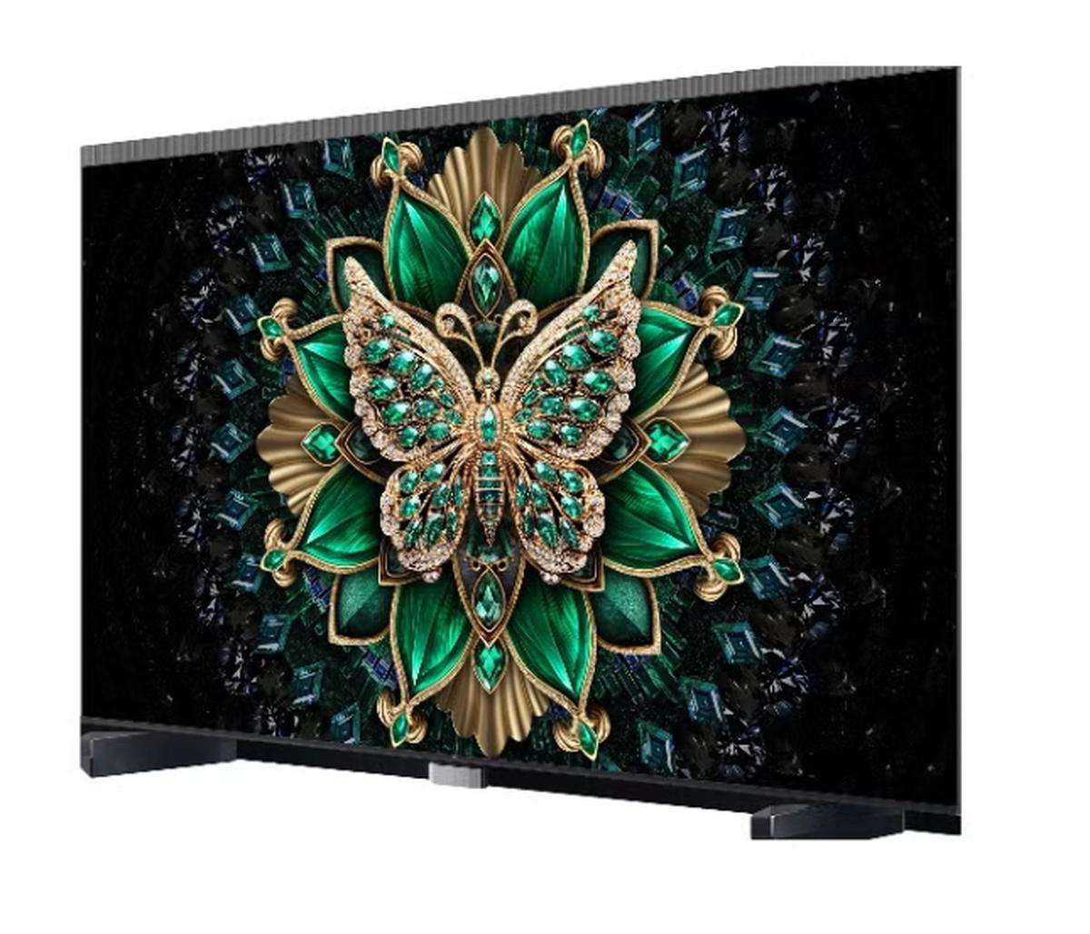 TCL Television 75 Inch Smart TV 4K QD-Mini LED Colorful Quantum Crystal HDR 10+ Gaming Google TV, 144Hz Native Refresh Rate, ONKYO 2.1 Hi-Fi, Dolby Atmos, AI Mode, (2025 Model) 75C6K Black-4-4