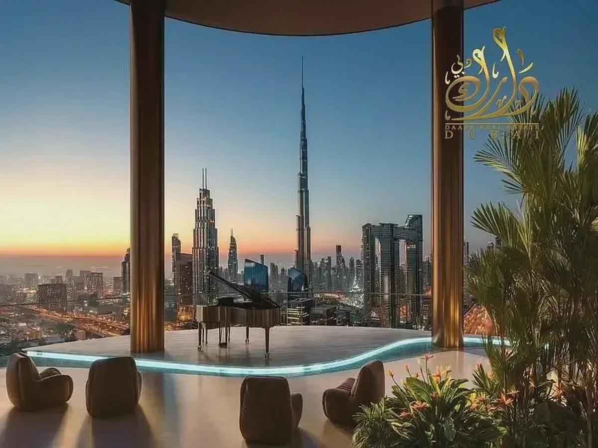 FULLY BURJ KHALIFA VIEW | METRO STATION FRONT | LUXURY LIVING-0-0
