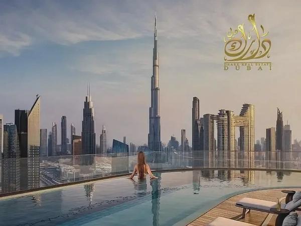 FULLY BURJ KHALIFA VIEW | METRO STATION FRONT | LUXURY LIVING