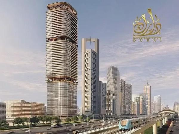 FULLY BURJ KHALIFA VIEW | METRO STATION FRONT | LUXURY LIVING
