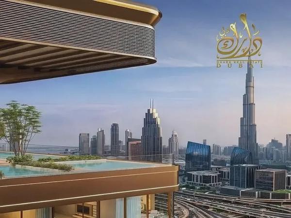 FULLY BURJ KHALIFA VIEW | METRO STATION FRONT | LUXURY LIVING
