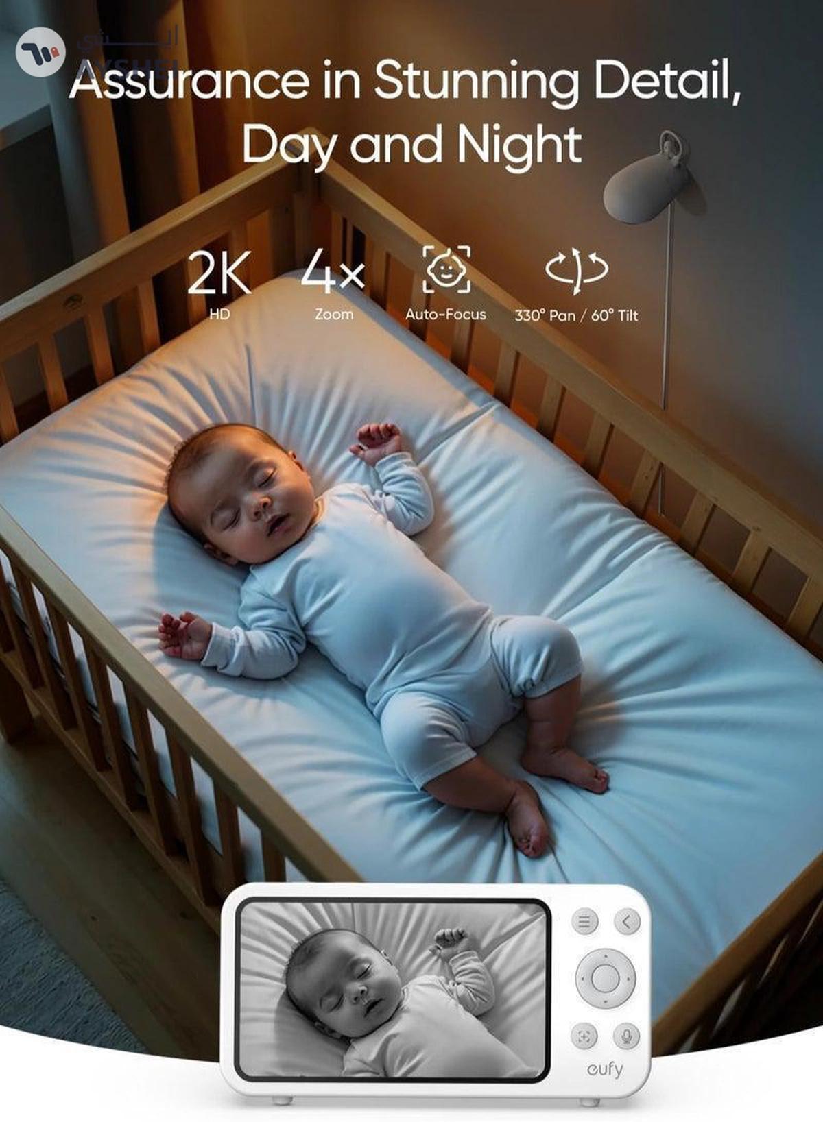 eufy Baby Monitor E20 with 2K Camera, Hybrid-1-portrait