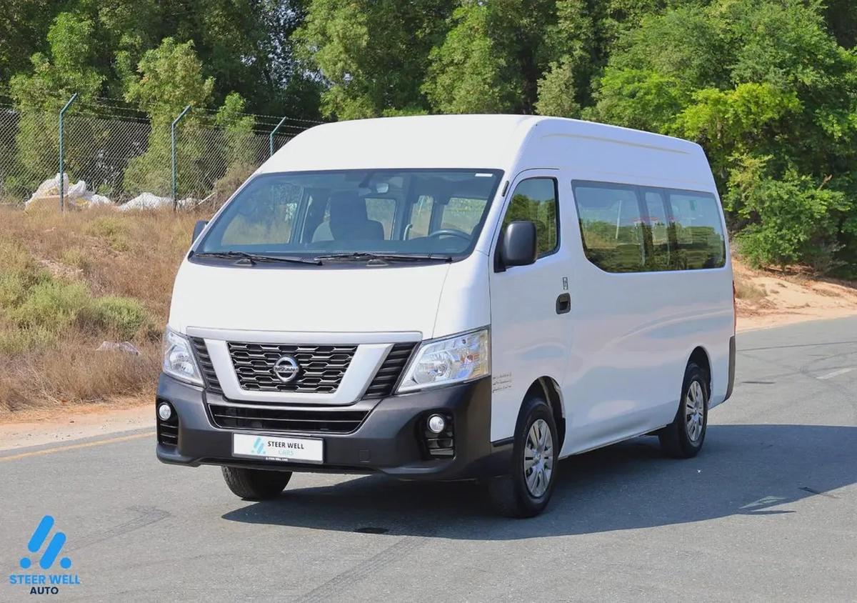 2021 Nissan Urvan NV350 Highroof 13-Seater Passenger Van GCC White Manual-0-0