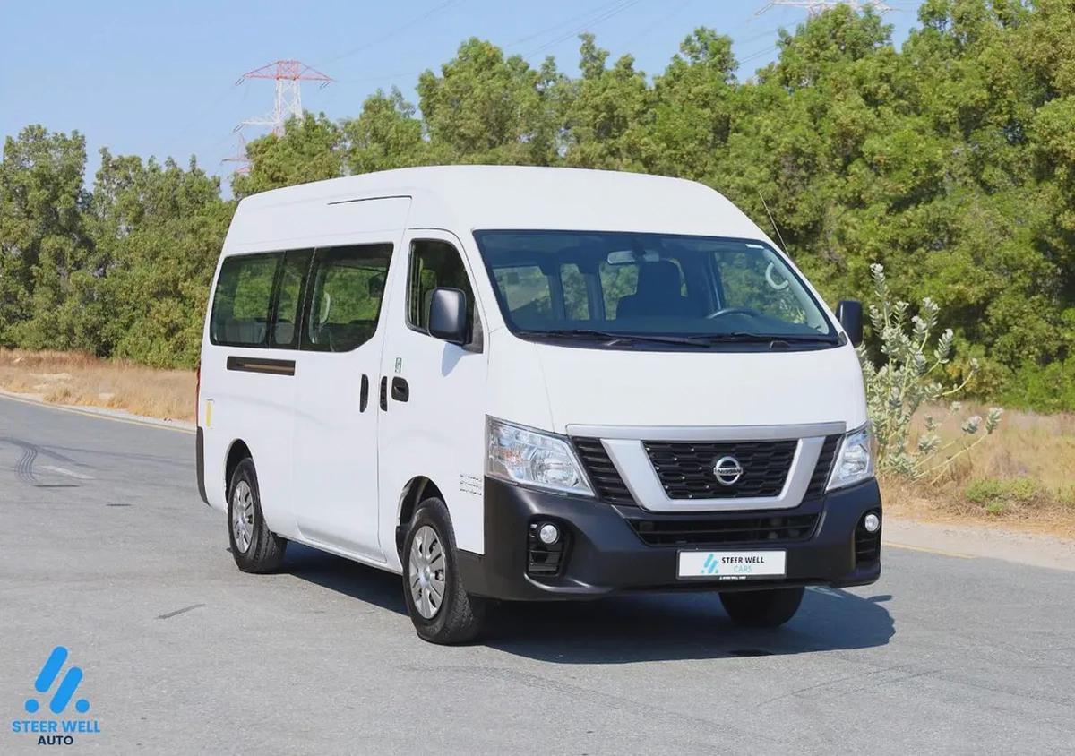 2021 Nissan Urvan NV350 Highroof 13-Seater Passenger Van GCC White Manual-2-2