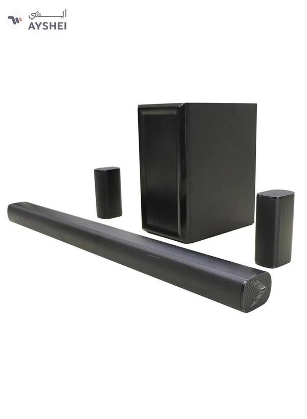 JVC 5.1Ch Soundbar With Wireless Subwoofer Home Theatre-3600W PMPO With Bluetooth, USB, SD Card Compatible TH-N430B Black