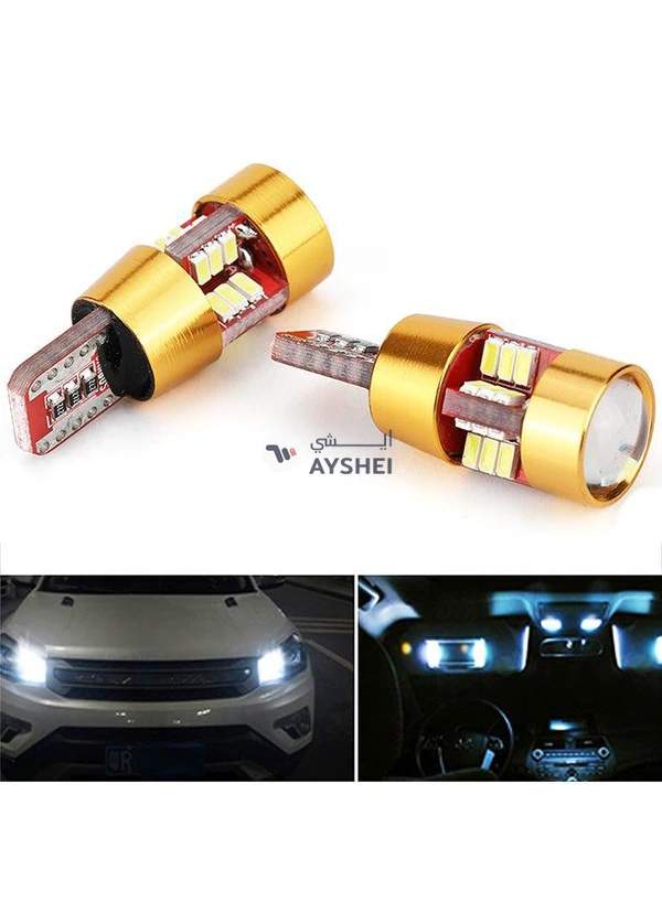 Generic 2-Piece LED Light Bulb 6000K White Super Bright 168 2825 W5W T10 Decoder Replacement
