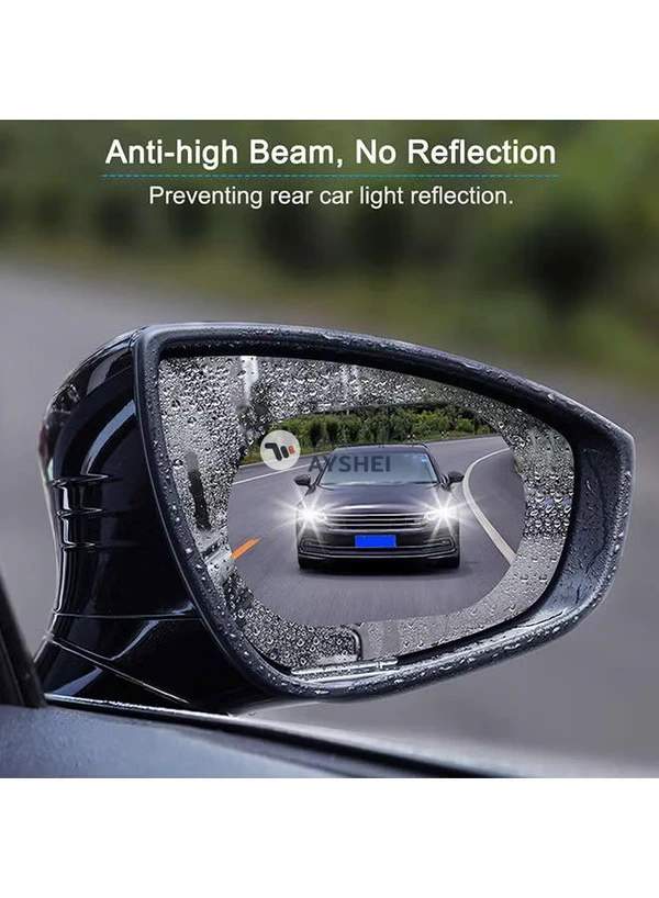 Generic 2 -Piece Anti-Fog Hd Car Rear View Mirror Protective