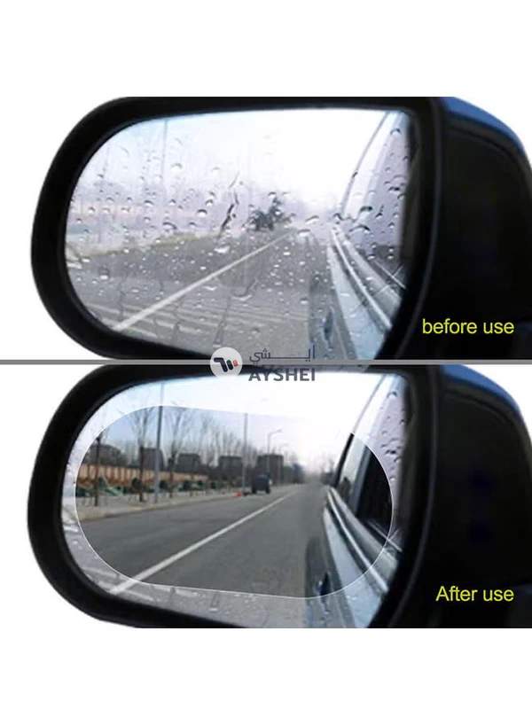 Generic 2 -Piece Anti-Fog Hd Car Rear View Mirror Protective