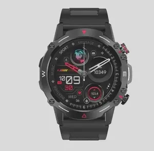 ARMFIT Hulk Smartwatch For Men, AMOLED Always On Display Bluetooth Calling Waterproof Fitness Watches Compatible With Android iOS Black