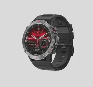 ARMFIT Hulk Smartwatch For Men, AMOLED Always On Display Bluetooth Calling Waterproof Fitness Watches Compatible With Android iOS Black