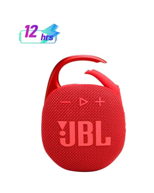 JBL Clip 5-Portable Waterproof Speaker - Red