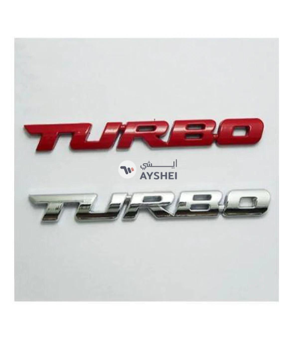 Bluelans Cool 3D Letter Turbo Car Decal Sticker-0-0