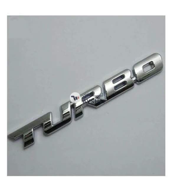 Bluelans Cool 3D Letter Turbo Car Decal Sticker