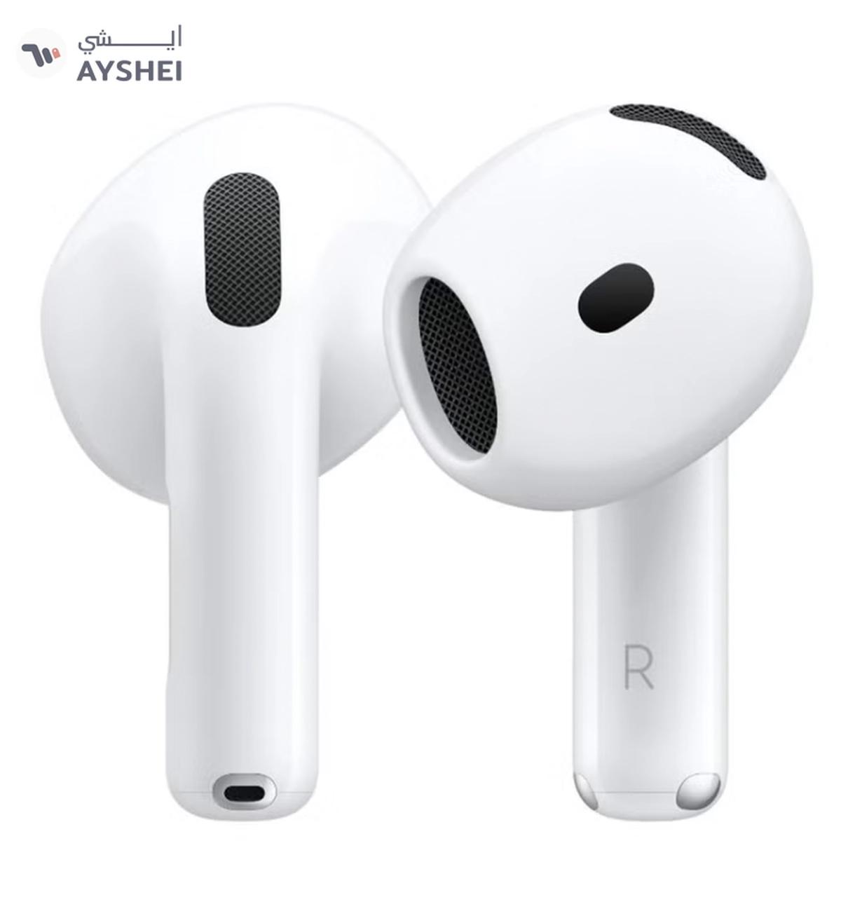 Apple AirPods 4 Wireless Earbuds, Bluetooth Headphones, Personalized Spatial Audio, Sweat and Water Resistant-1-1