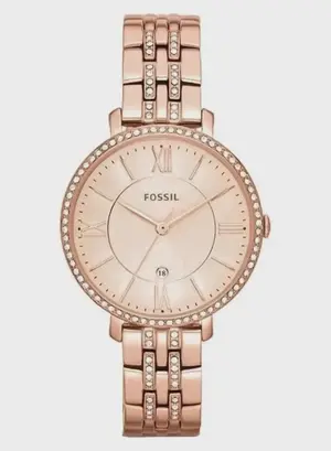 Fossil Women's Water Resistant Stainless Steel Analog Wrist Watch ES3546 - 36 mm - Rose Gold