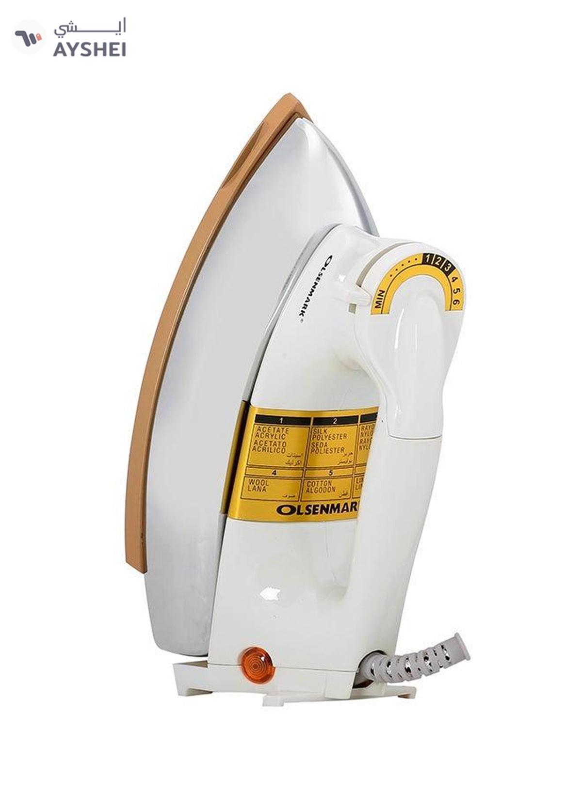 Olsenmark Automatic Dry Iron 50W 50.0 W Omdi1590 White/Silver-0-portrait