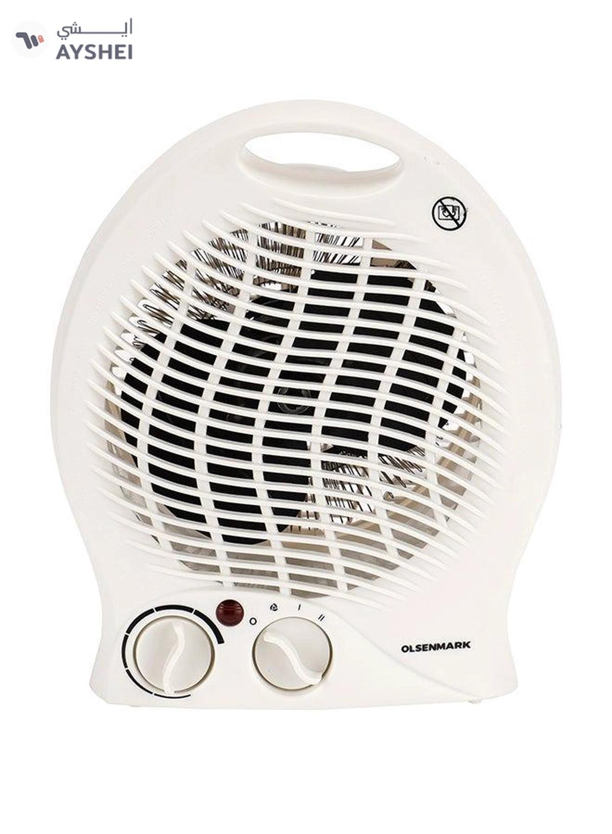 Olsenmark Electric Fan Heater With Two Heating Powers 2000 W OMFH1737B White-0-portrait