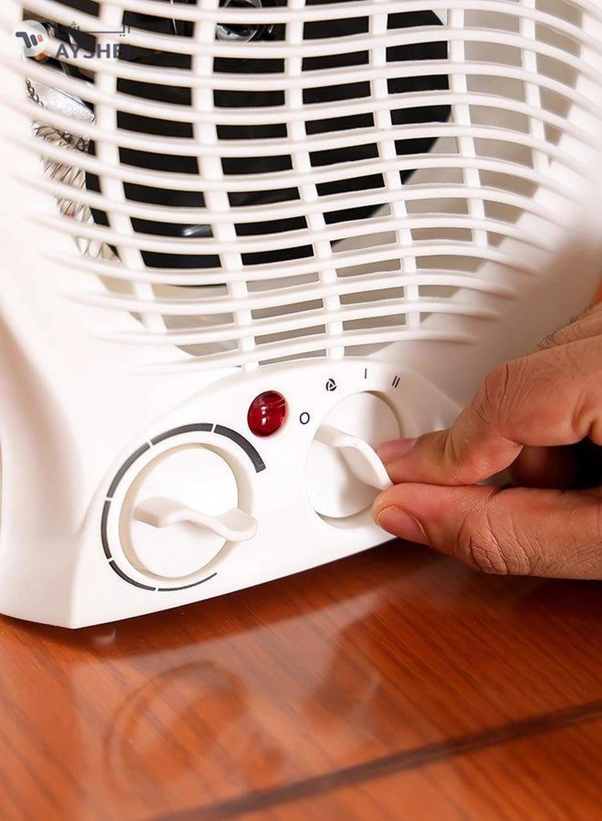 Olsenmark Electric Fan Heater With Two Heating Powers 2000 W OMFH1737B White-3-3