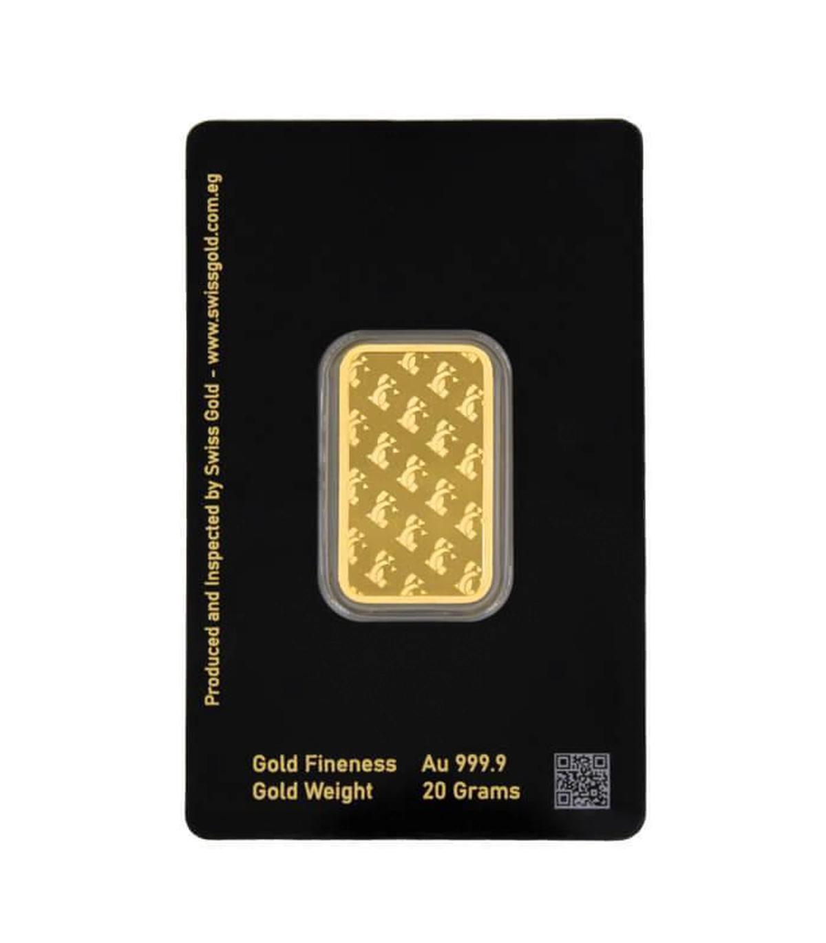 20 Grams Swiss Gold Bar 100% Authentic-1-1