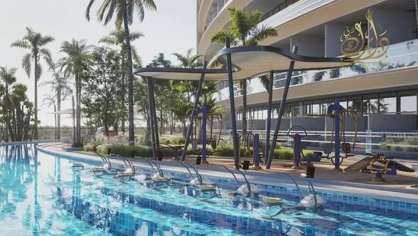 Furnished 1BR |pay 1% monthly | Balcony & Pool Access