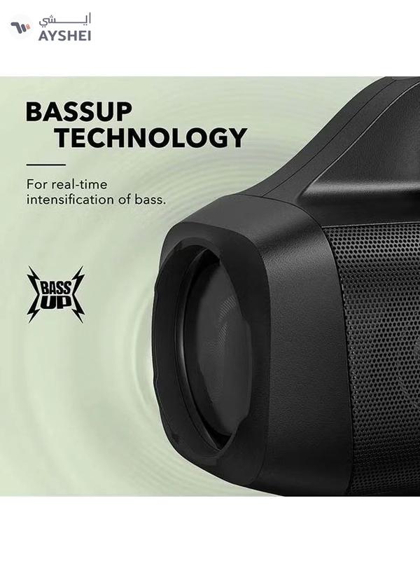 Soundcore Motion Boom Outdoor Speaker with Titanium Drivers, BassUp Technology, IPX7 Waterproof, 24H Playtime