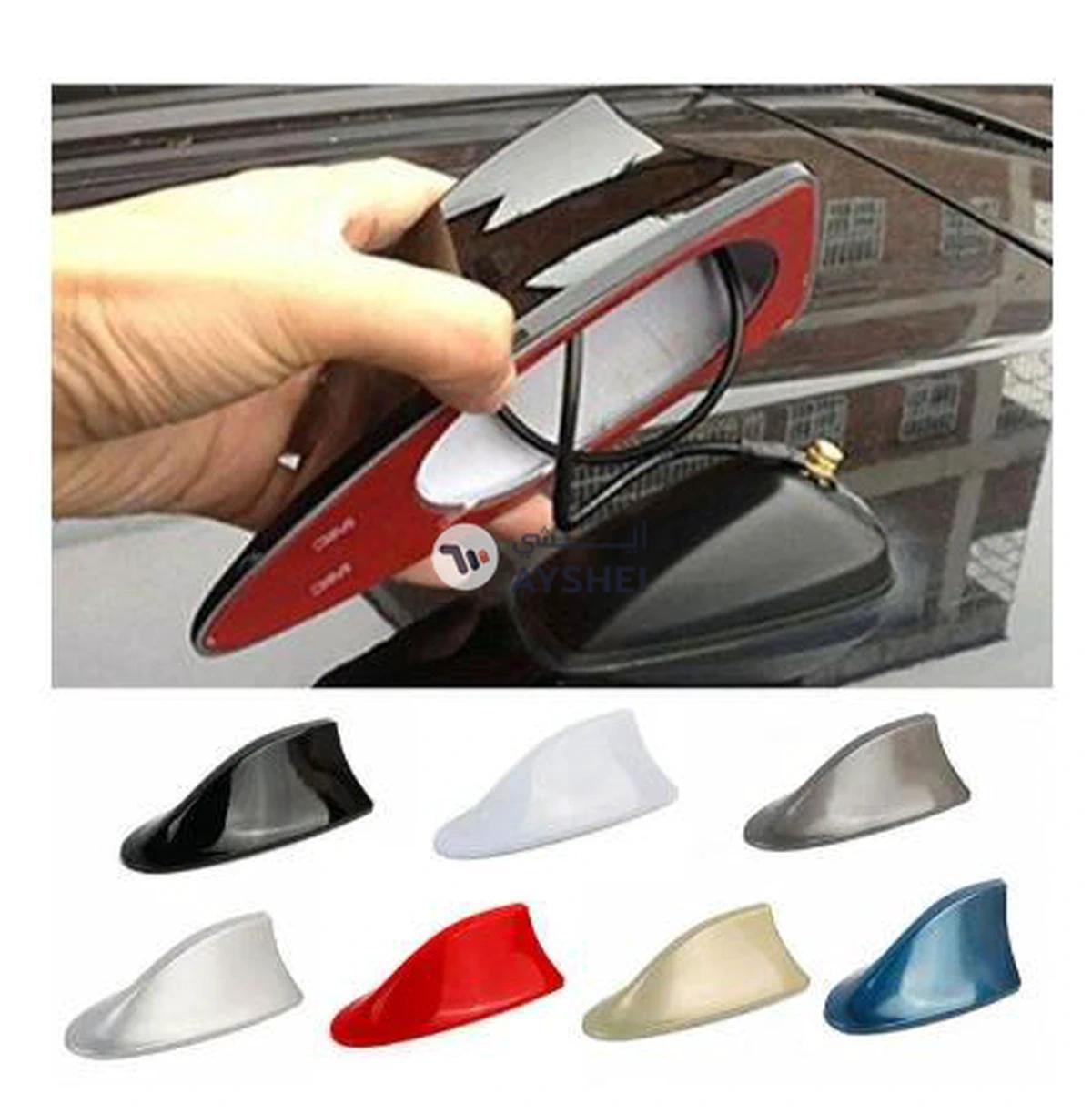 Bluelans Car Exterior Roof Shark Fin Adhesive Sticker Antenna-1-1