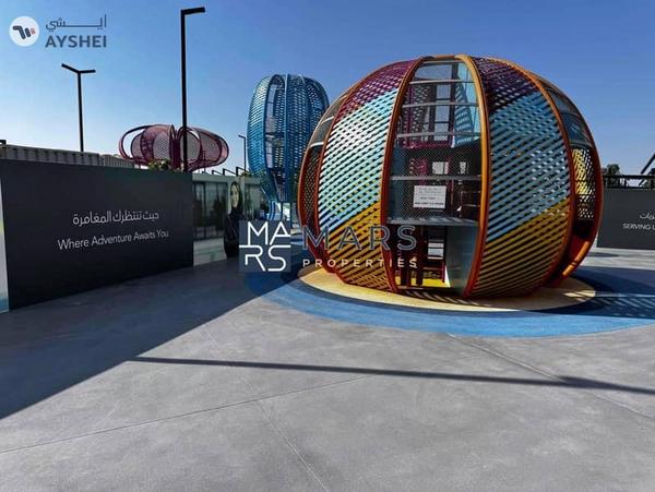 Spacious studio apartment with kitchen appliances and all facilities in Al Mamsha available