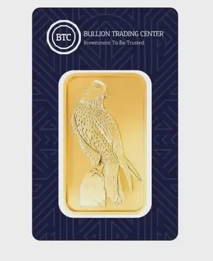 BTC 2.5g Gold Ingot 24K - Variable Design