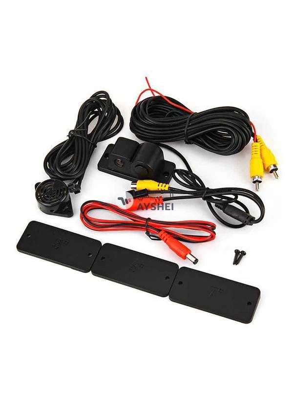 Generic Car Rear View And Reverse Camera With Parking Sensor Kit