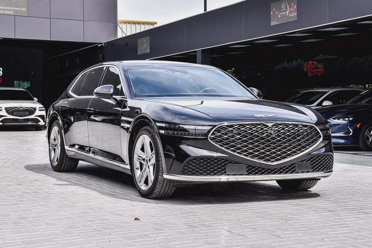 Genesis G90 Premium 2022 | Korean Specs | Clean Title | 48K KM | Black | جينسس G90 بريميوم 2022-2-2