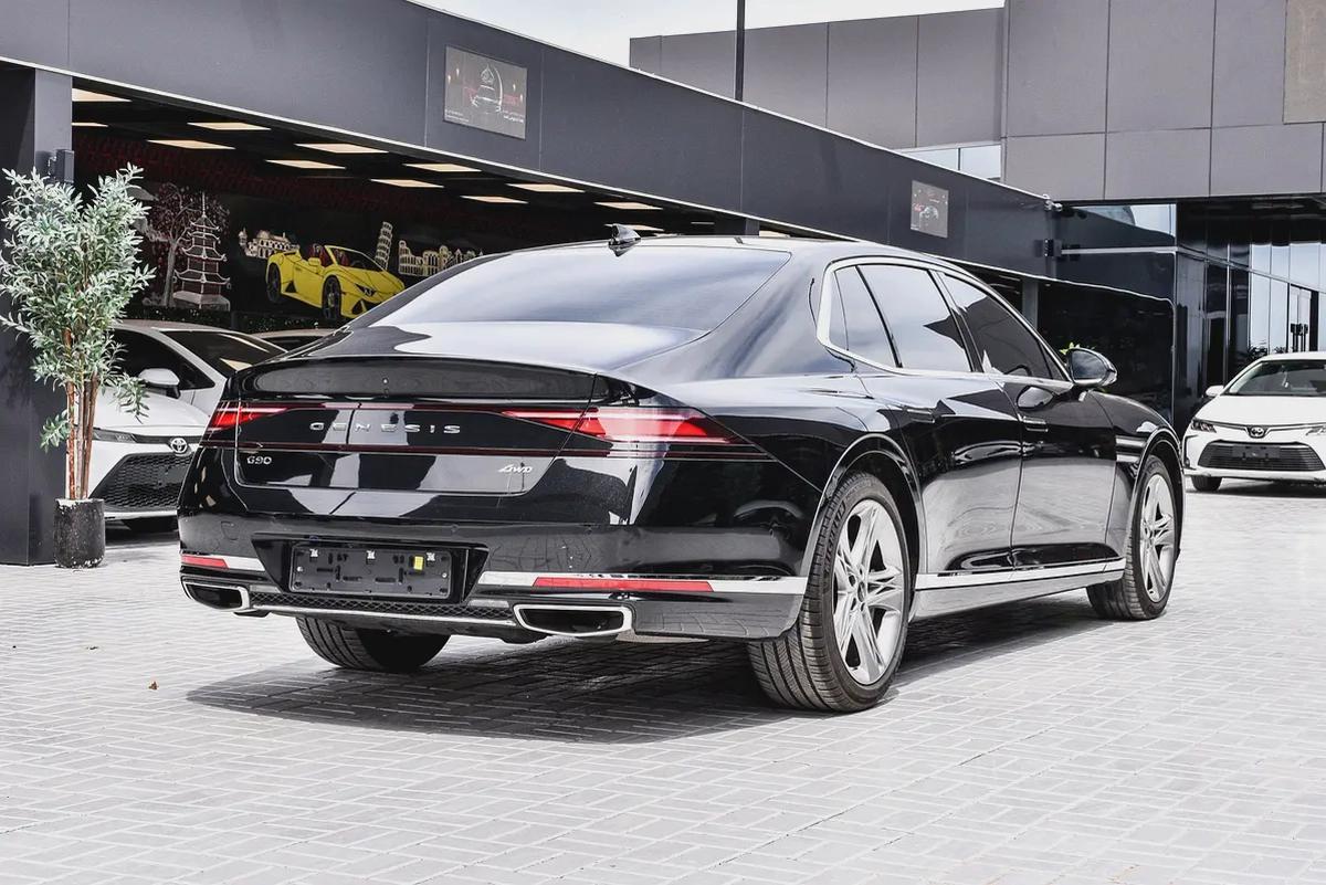 Genesis G90 Premium 2022 | Korean Specs | Clean Title | 48K KM | Black | جينسس G90 بريميوم 2022-6-6