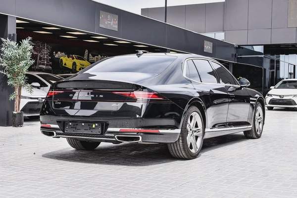 Genesis G90 Premium 2022 | Korean Specs | Clean Title | 48K KM | Black | جينسس G90 بريميوم 2022