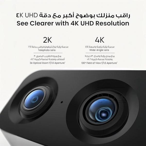 eufy Security Indoor Cam S350, Dual Cameras, 4K UHD Resolution Security Camera