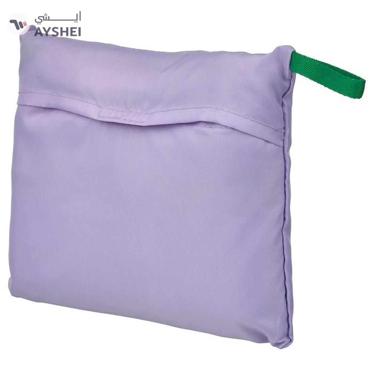 IKEA RÄCKLA Bag, Foldable, Lilac/Green, 75x45 cm/55 L-0-portrait