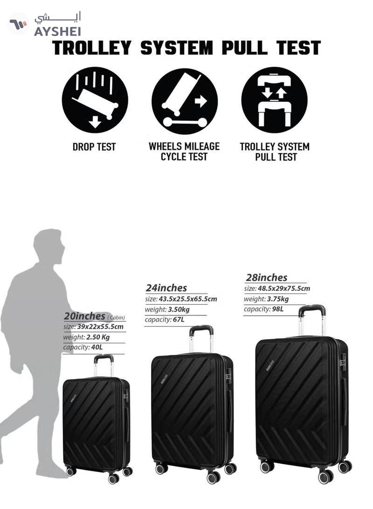 PARAJOHN Prisma Series Set of 3 Luggage-5-5