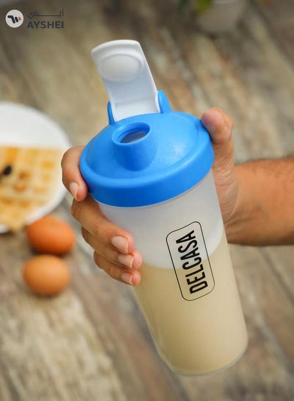 DELCASA Shaker Bottle with Steel Ball 600ml
