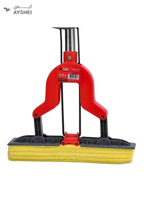 DELCASA Fold PVA Mop Unique Butterfly Squeezing Mechanism DC2460