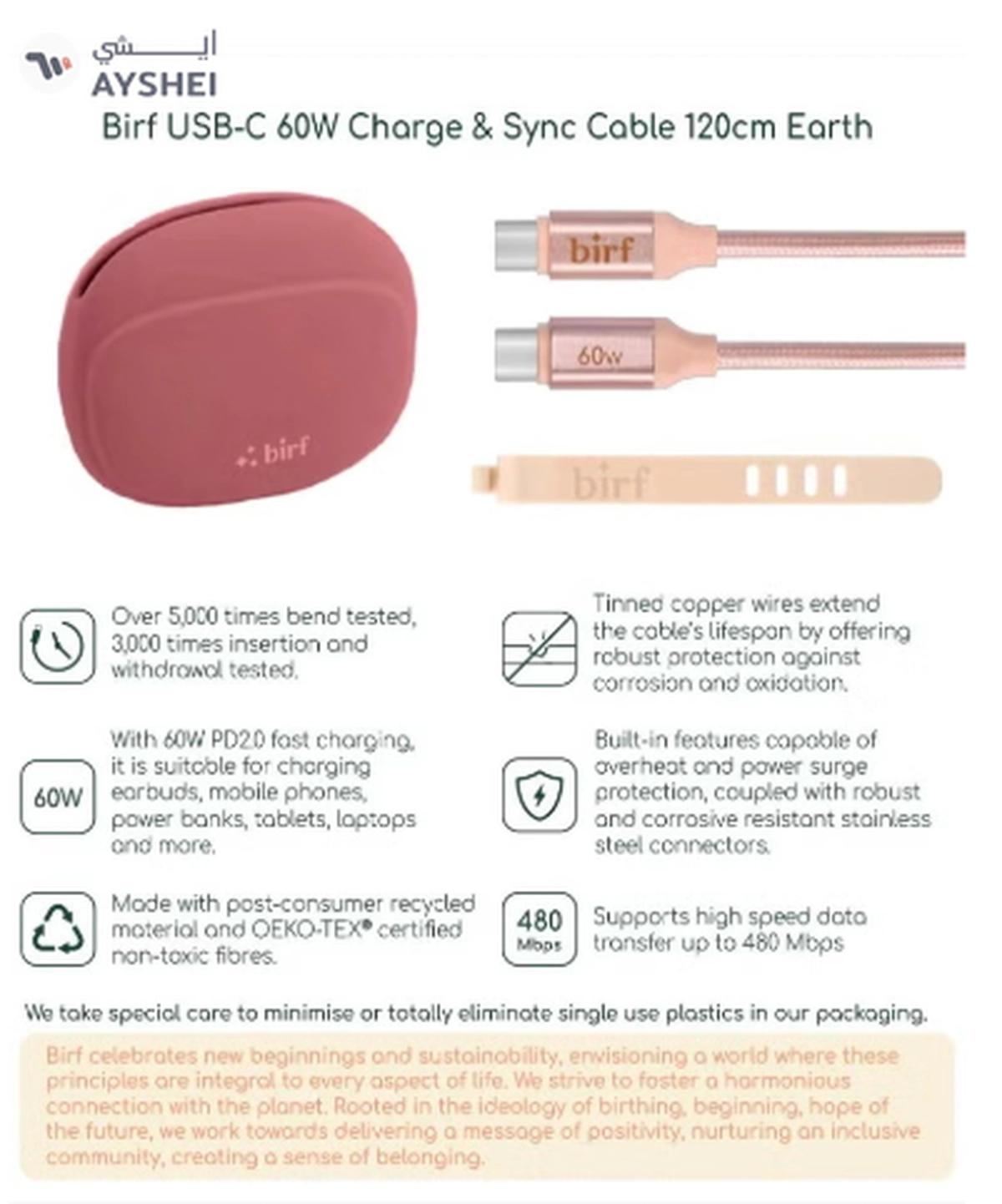 Generic Birf USB-C Charge & Sync Cable-3-3