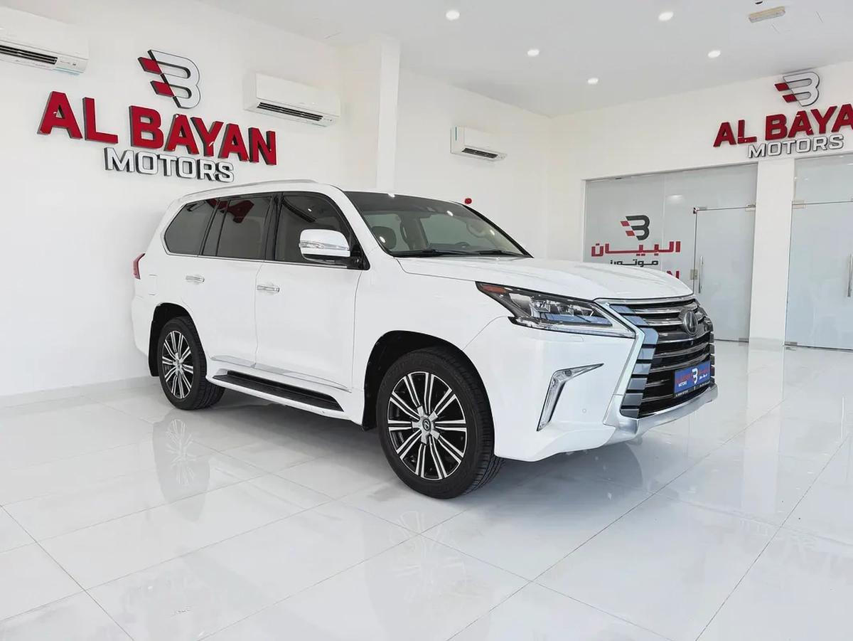 لكزس LX570 بلاتينيوم ابيض / بيج 2020 (الفطيم)-0-0