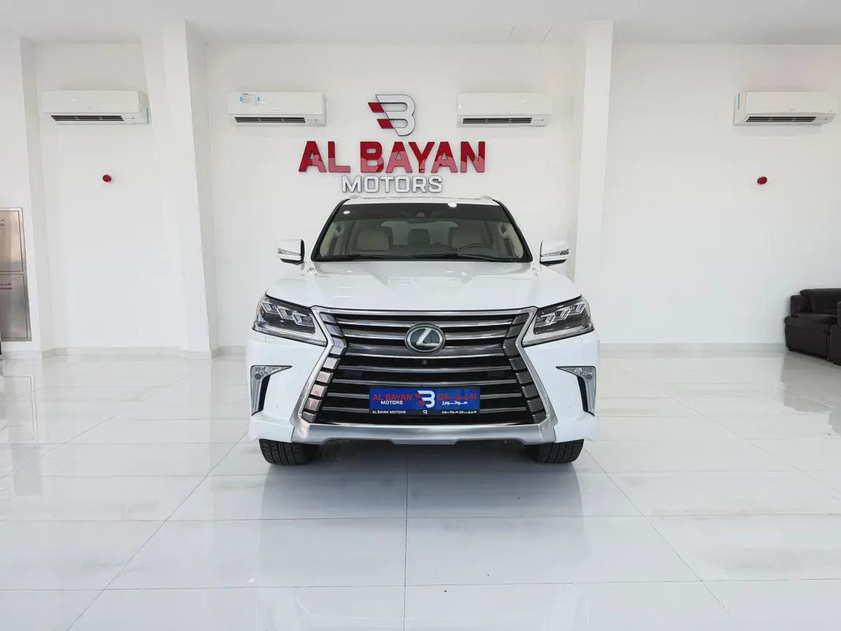 لكزس LX570 بلاتينيوم ابيض / بيج 2020 (الفطيم)-4-4