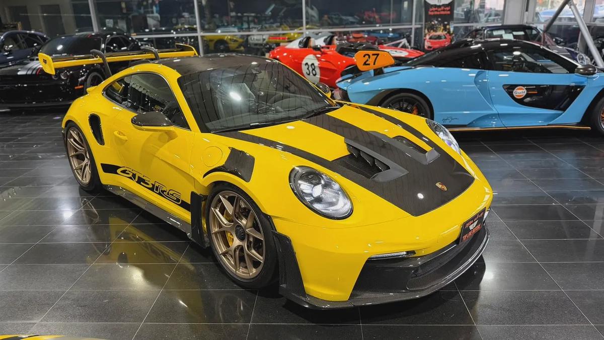 PORSCHE CARRERA /911 GT3 RS, GCC, AL NABODAH WARRANTY, FULL SERVICE HISTORY, FULL CARBON PACKAGE-1-1