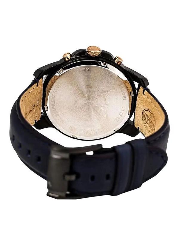 Fossil Men's Grant Water Resistant Analog Watch FS5061 - 43 mm - Blue