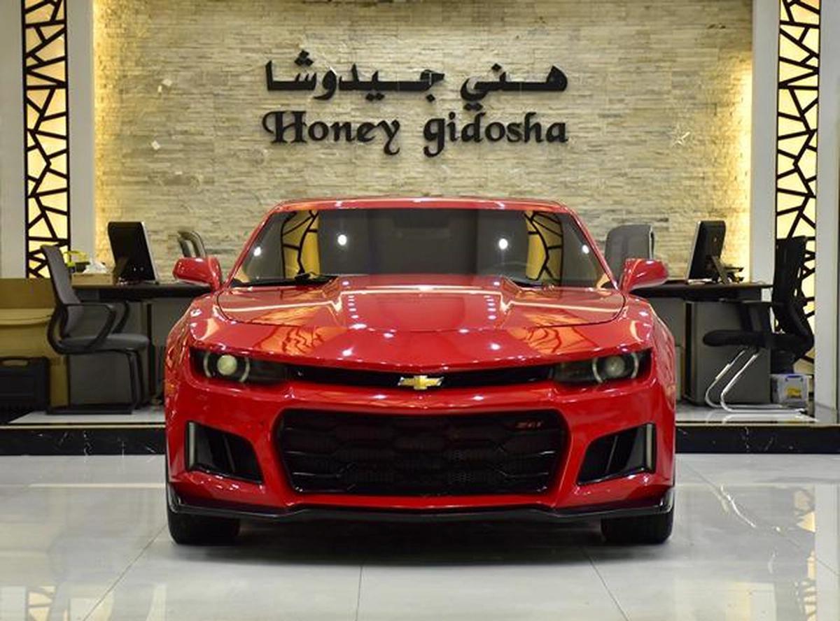 Chevrolet Camaro ( 2014 Model ) in Red Color GCC Specs-0-0